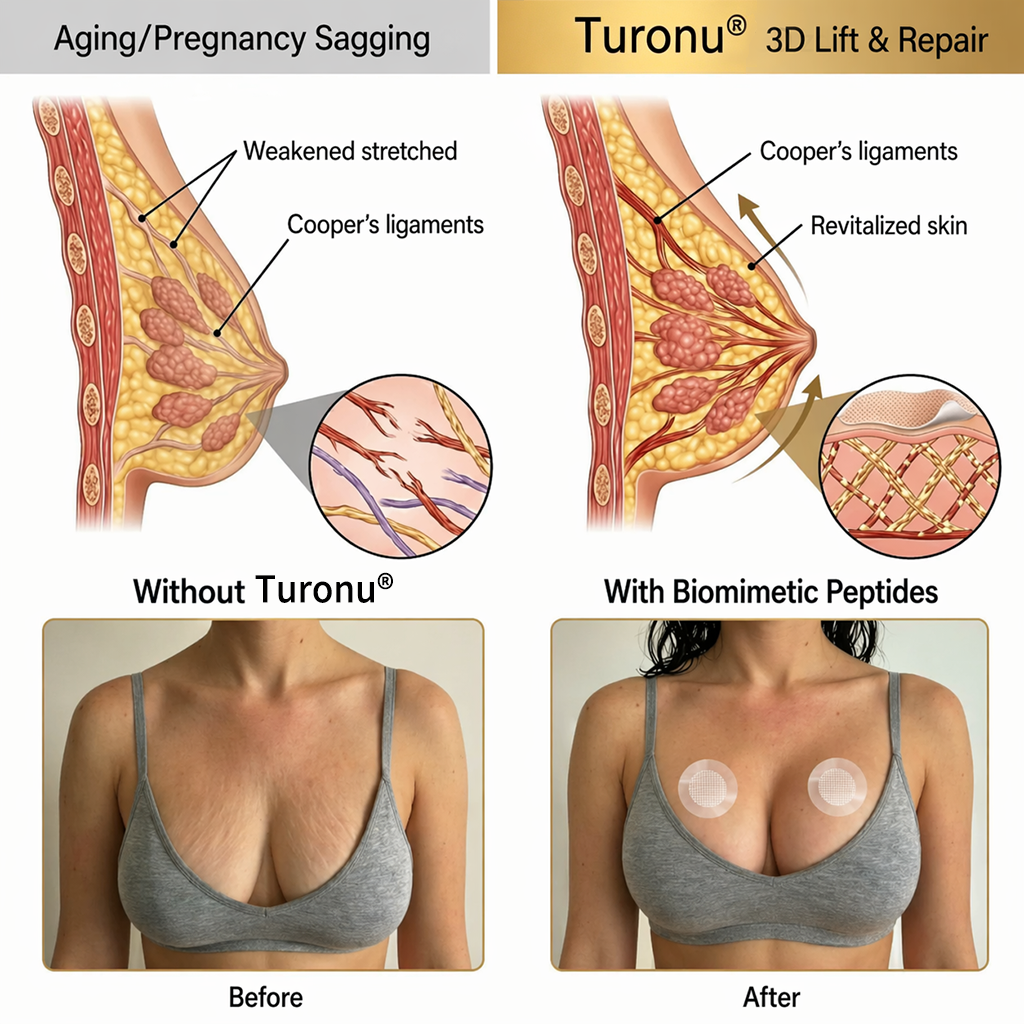 🇬🇧🏆Turonu® ✨BREAST VOLUME BOOST & FIRM Advanced Nano Microneedle Patch🎀