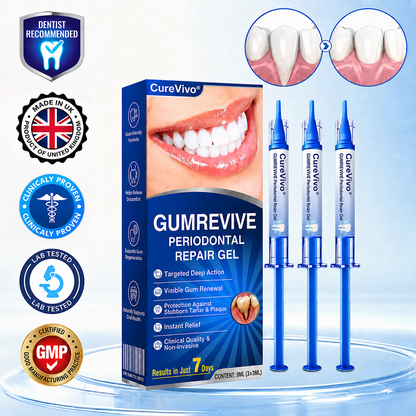 🇬🇧👨‍⚕️🦷CureVivo® GumRevive Periodontal Repair Gel😁