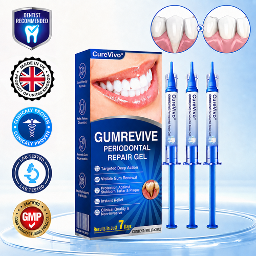 🇬🇧👨‍⚕️🦷CureVivo® GumRevive Periodontal Repair Gel😁