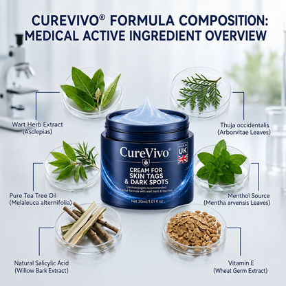 👍𝗖𝘂𝗿𝗲𝗩𝗶𝘃𝗼® 𝟕-𝐃𝐚𝐲 𝐒𝐤𝐢𝐧 𝐓𝐚𝐠 & 𝐒𝐩𝐨𝐭 𝐑𝐞𝐦𝐨𝐯𝐚𝐥 𝐂𝐫𝐞𝐚𝐦 (𝐏𝐚𝐢𝐧𝐥𝐞𝐬𝐬 𝐅𝐨𝐫𝐦𝐮𝐥𝐚 – 𝐍𝐨 𝐒𝐜𝐚𝐫𝐬)