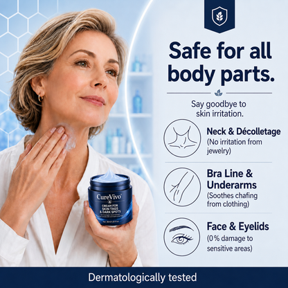 🇬🇧𝗖𝘂𝗿𝗲𝗩𝗶𝘃𝗼® 𝟕-𝐃𝐚𝐲 𝐒𝐤𝐢𝐧 𝐓𝐚𝐠 & 𝐒𝐩𝐨𝐭 𝐑𝐞𝐦𝐨𝐯𝐚𝐥 𝐂𝐫𝐞𝐚𝐦 (𝐏𝐚𝐢𝐧𝐥𝐞𝐬𝐬 𝐅𝐨𝐫𝐦𝐮𝐥𝐚 – 𝐍𝐨 𝐒𝐜𝐚𝐫𝐬)☺️