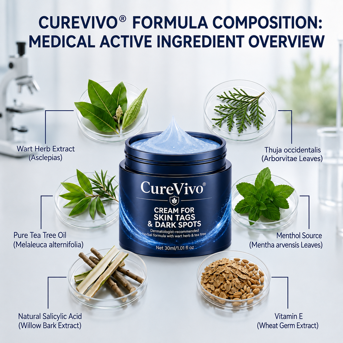 🇬🇧𝗖𝘂𝗿𝗲𝗩𝗶𝘃𝗼® 𝟕-𝐃𝐚𝐲 𝐒𝐤𝐢𝐧 𝐓𝐚𝐠 & 𝐒𝐩𝐨𝐭 𝐑𝐞𝐦𝐨𝐯𝐚𝐥 𝐂𝐫𝐞𝐚𝐦 (𝐏𝐚𝐢𝐧𝐥𝐞𝐬𝐬 𝐅𝐨𝐫𝐦𝐮𝐥𝐚 – 𝐍𝐨 𝐒𝐜𝐚𝐫𝐬)☺️